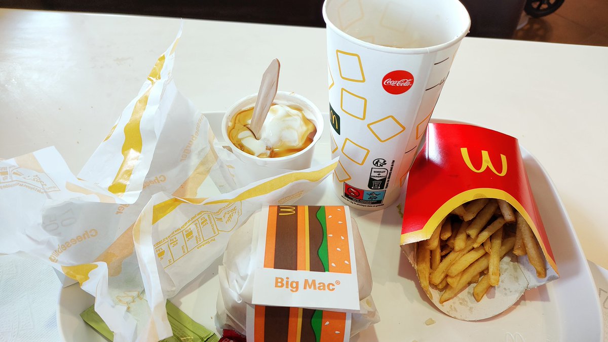 ManuRoux's tweet photo. Ou a trouvé le fast food qui est dans l'illégalité @McDonaldsFrance #vaissellereutilisable https://t.co/P9DR8dux2l
