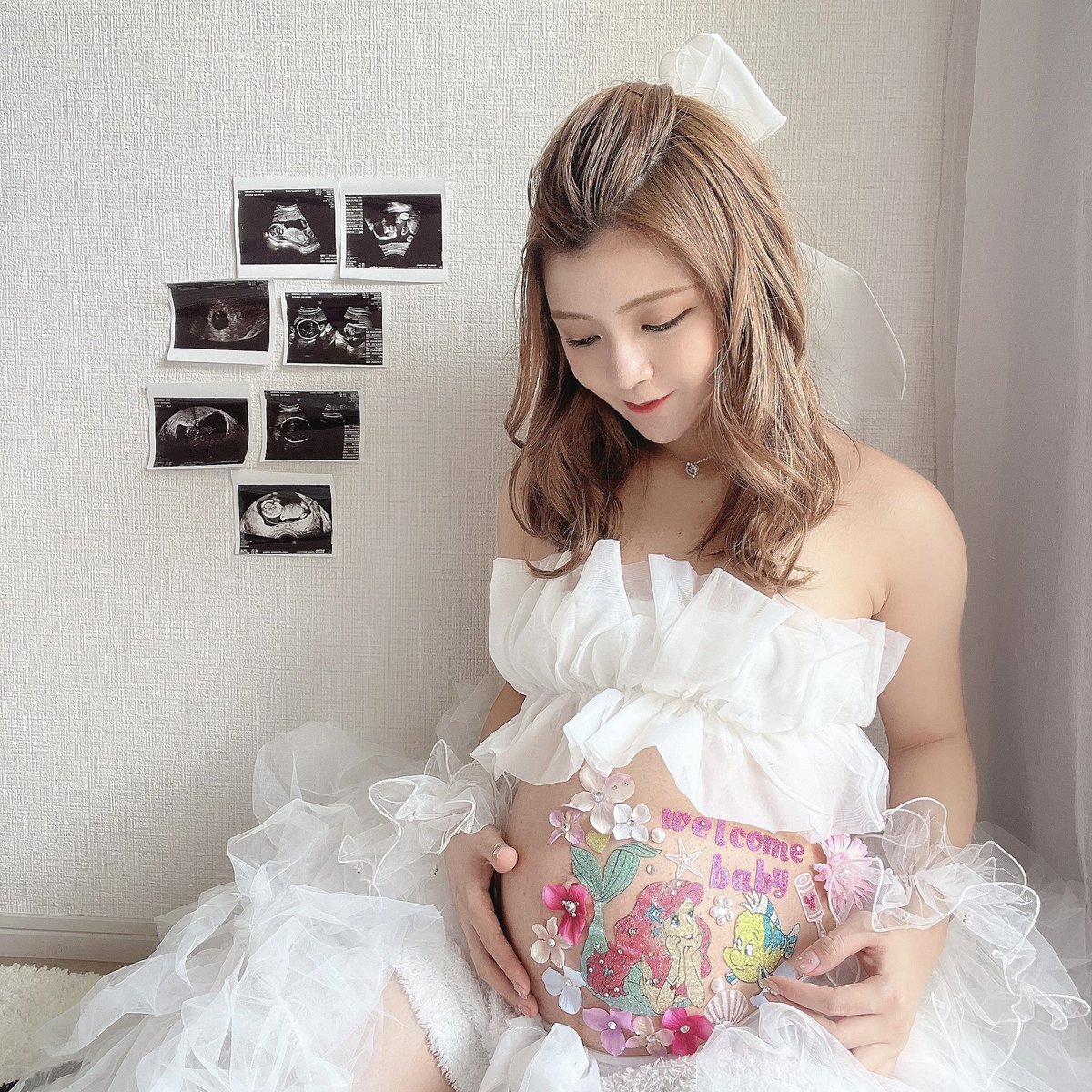 Yurina011130's tweet photo. 🤰🤍👼🏻 https://t.co/iRH4vqrWXJ