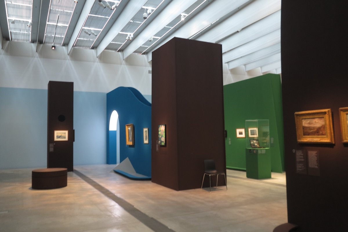 MuserAvec's tweet image. Quelques photos de l'exposition "Paysage, fenêtre sur la nature" au @MuseeLouvreLens Petits ou grands le voyage dans la nature sera grandiose. La scénographie (de François Pernot et de l'Architecte scénographe Mathis Boucher) vous enchantera