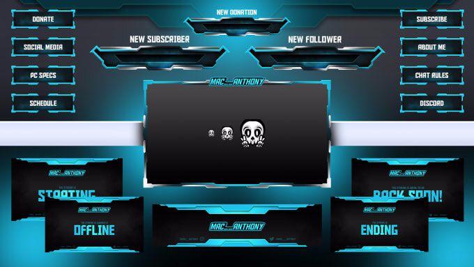 Twitch packages.

I'm an artist working with a team of professional graphic designers.
Let's work together to create something amazing #graphicsdesign #streamer #twitch #emotes #header #banner #gfx #vfx #badges #overlay 
#TwitchStreamers #mascot 
#ArtistOnTwitter #illustration