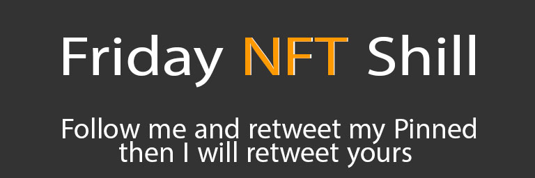 ⬛️⬜️⬛️⬛️ Friday Shill
⬜️⬛️⬜️⬜️ please Drop and Shill your NFTs

Maybe my collectors will buy your NFT

 #NFT_Shill #NFTshill #NFT #tezos #Etherium #Solana #BNB #Near #tezostuesday #drop #buy