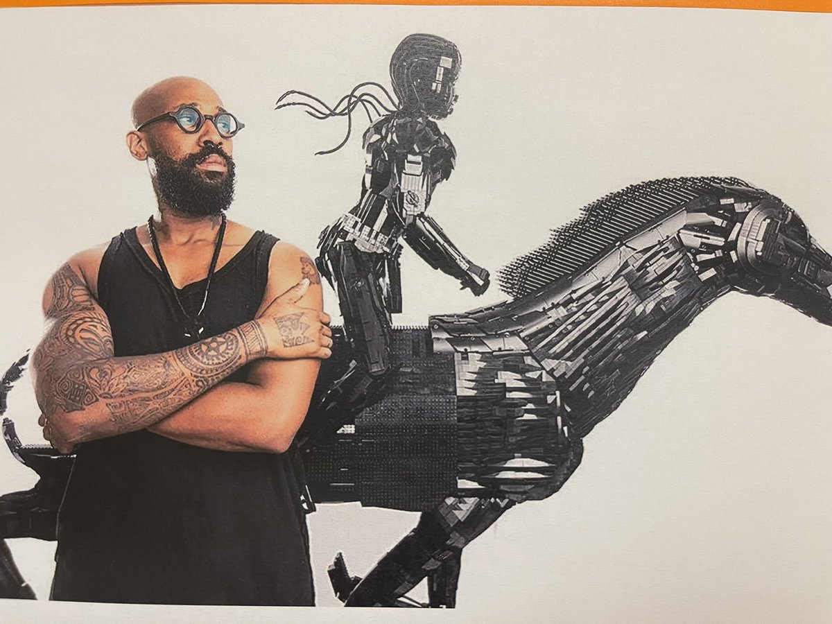 Thank you <a href="/HPS_Arts/">Fine and Performing Arts - Hingham Public Schools</a> <a href="/HinghamSchools/">Hingham Public Schools</a> for highlighting this artist to our Foster young artists, Ekow Nimako who uses Black Legos to create beautiful sculptures