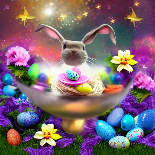 Christ_Eve's tweet photo. #Pâques #Easter #Oeufs #Lapins
#Images #IntelligenceArtificielle 
#EasterEggs #EasterBunnies https://t.co/jzRw5vb6PN