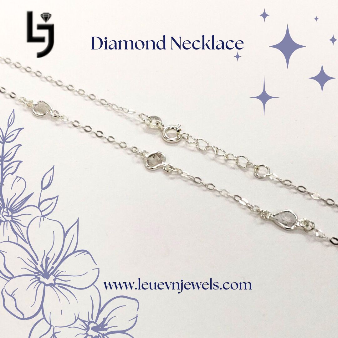 Diamond Necklace With Cable Chain
Visit Our Website: leuvenjewels.com
#necklace #fashionable #weddingnecklace #diamondnecklace #fashionnecklace #delicatejewelry #leuvenjewels #flatdiamond #diamonds #necklaces #gifts #uniquejewelry #fashionjewels #fashionring #etsy #silver