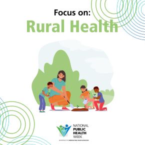 Day 5 of #NPHW: Rural Health
Rural communities are some of the most vulnerable populations to public health threats, and nurses are often on the frontlines. We can work toward a more robust, inclusive public health system that ensures everyone is reached. <a href="/PHNurse_org/">AssnPubHlthNurses</a>
<a href="/NPHW/">National Public Health Week</a>