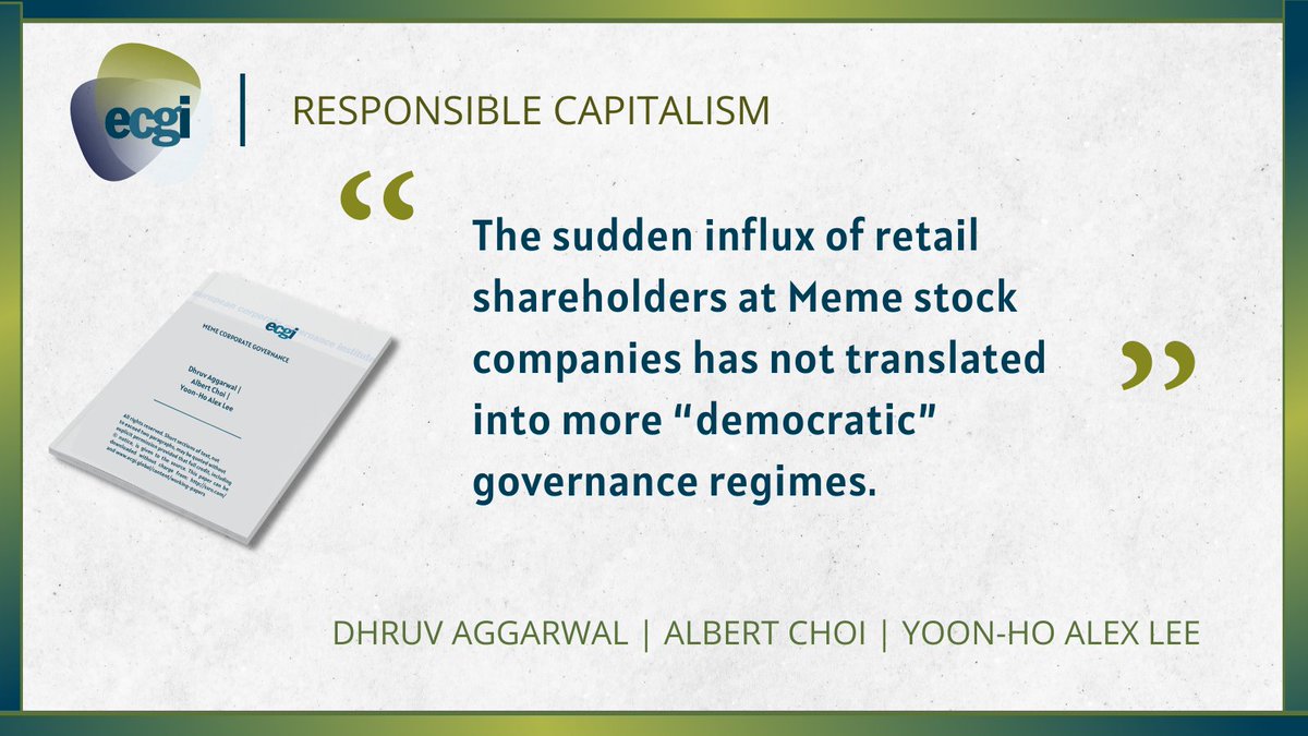 ECGI Working Papers tweet media