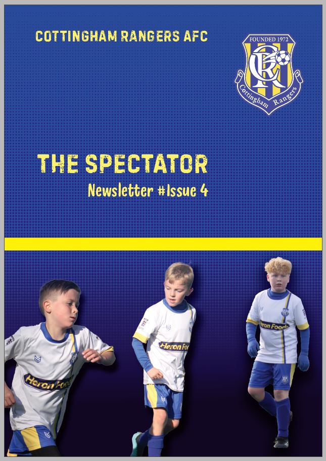 Cottingham Rangers AFC - Newsletter

indd.adobe.com/view/1f765988-…

<a href="/HullUniSport/">University of Hull Sport & Active Wellbeing</a> <a href="/HerGameToo/">Her Game Too</a> <a href="/EastRidingFA/">𝗘𝗮𝘀𝘁 𝗥𝗶𝗱𝗶𝗻𝗴 𝗙𝗔</a> <a href="/HeronFoods/">Heron Foods</a> <a href="/ERCountyLeague/">E R County League</a> <a href="/hdyfleague/">HDYFL</a> <a href="/HDYFLminis/">HDYFLminis</a> 

cottinghamrangers.co.uk