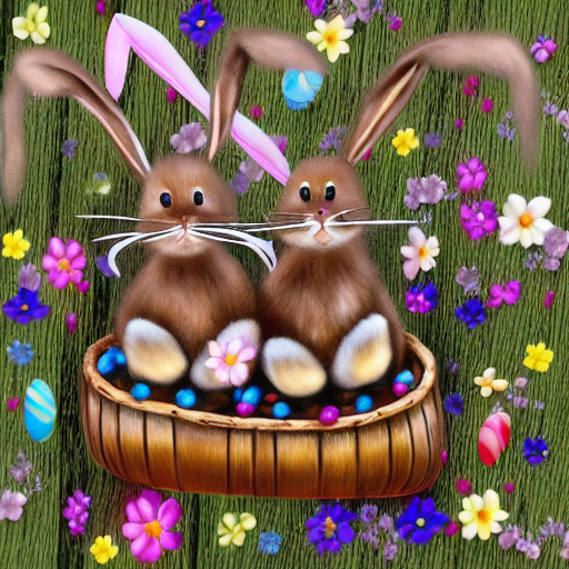 Christ_Eve's tweet photo. #Pâques #Easter #Easterbunnies
#Bunny #LapinsDePâques #Lapins
#ImagesDeSynthèse
#IntelligenceArtificielle https://t.co/w6lfM53VRN
