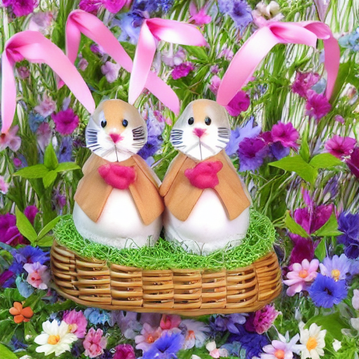 #Pâques #Easter #Easterbunnies
#Bunny #LapinsDePâques #Lapins
#ImagesDeSynthèse
#IntelligenceArtificielle