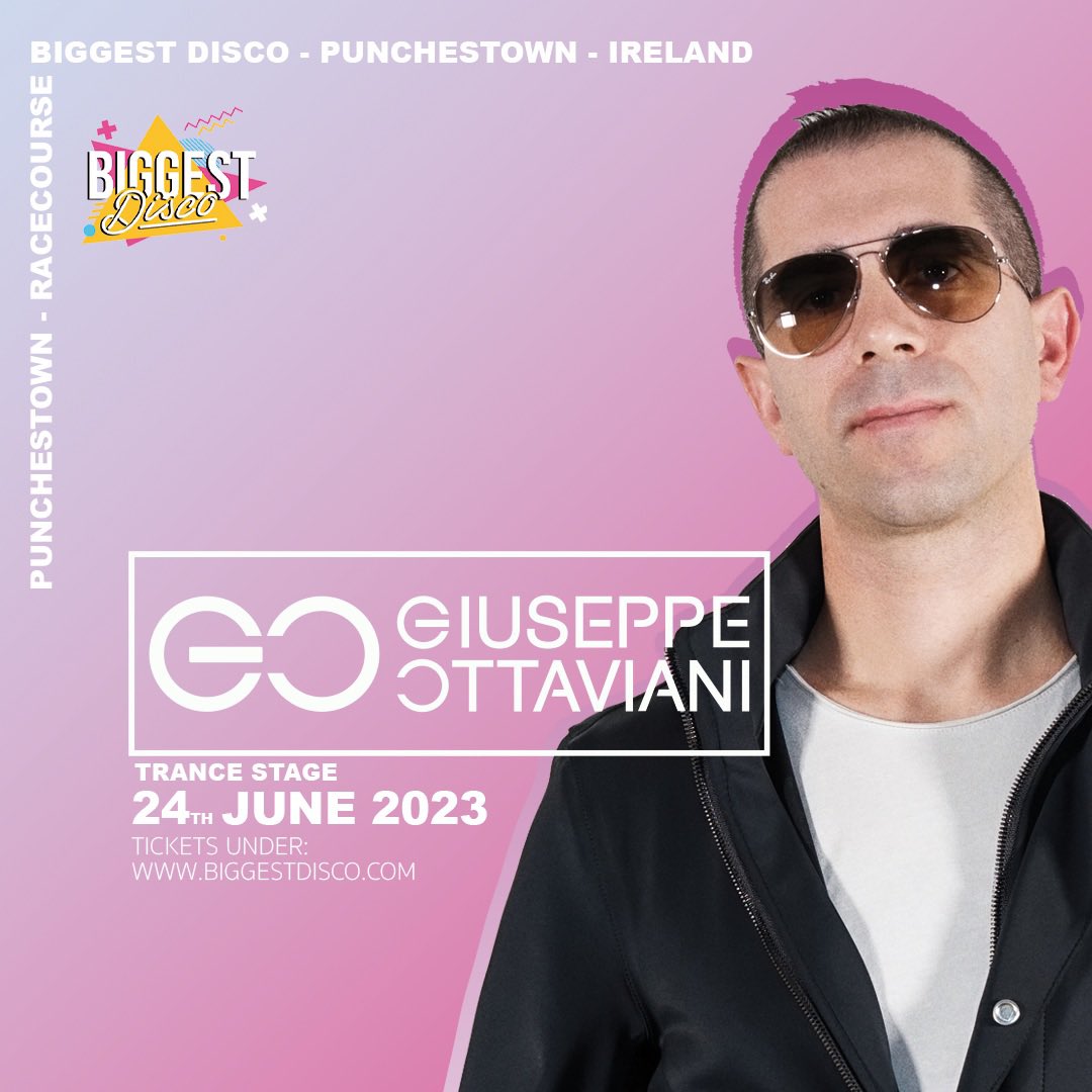 Biggest disco festival, Punchestown Racecourse 24.06.2023

Performing at Trance stage

He is best know for his single 
“Tranceland” youtu.be/zh4pZMTmxYg

More info and tickets : biggestdisco.com
