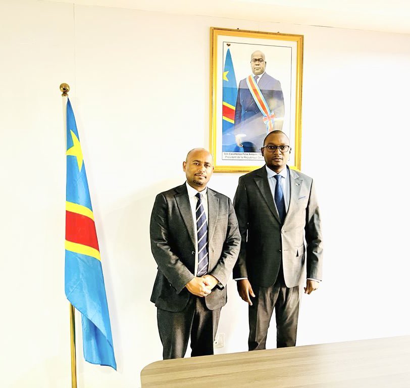Chairman &amp; CEO @DanHailuEndale with Hon Hydraulic Resources &amp; Energy Minister <a href="/OMukaleng/">OLIVIER MWENZE MUKALENG</a> discussing possible support by #DanGlobalPM  #EEPethiopia to sustainable development #DRCongo #GlobalGoals #SDGoals with #HydroPower #SolarPower #CleanEnergy projects.