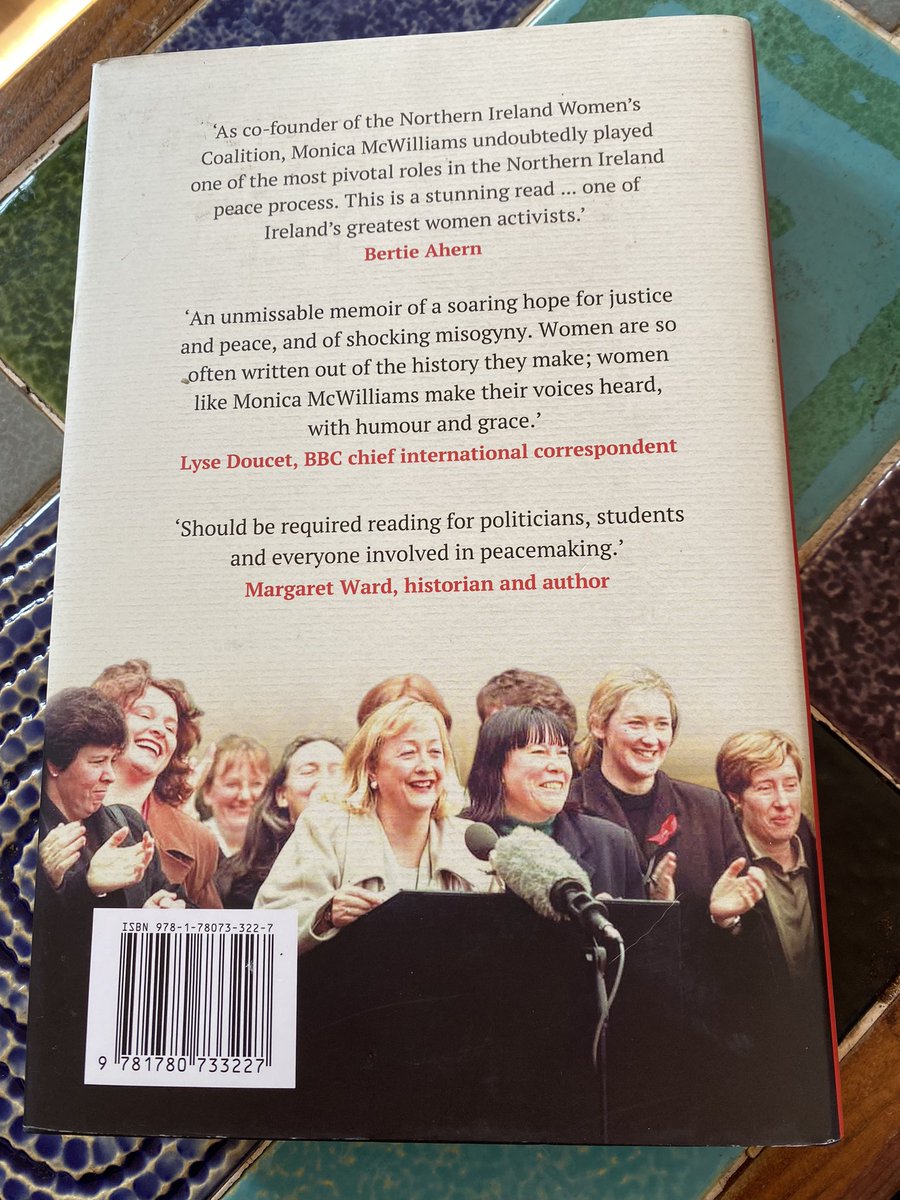 Everyone who made sacrifices for peace in Northern Ireland is on my mind today, 25 years since the #GoodFriday Agreement was signed.

If you want to learn more, about a largely unsung perspective, I recommend Monica McWilliams’ memoir. She Co-founded the NI Women’s Coalition.