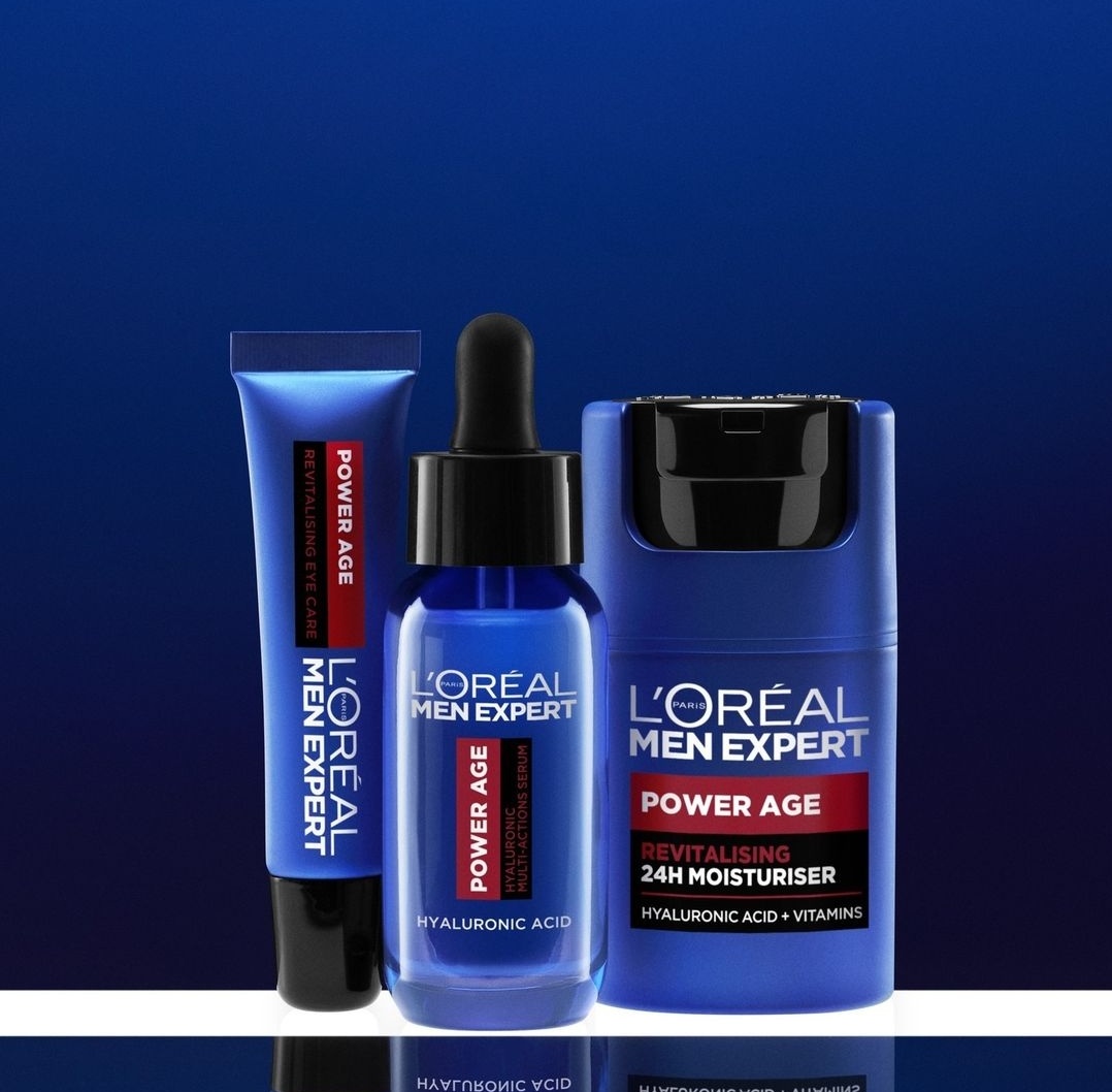 Hacerse más joven es imposible pero envejecer mejor es la ciencia.

El suero multiacción, la crema hidratante, 24 hrs y el cuidado revitalizante de los ojos se enriquecen con ácido hialuronico para apuntar a los signos clave.

#LorealMen #PowerAge #MenExpert #LorealSinkare