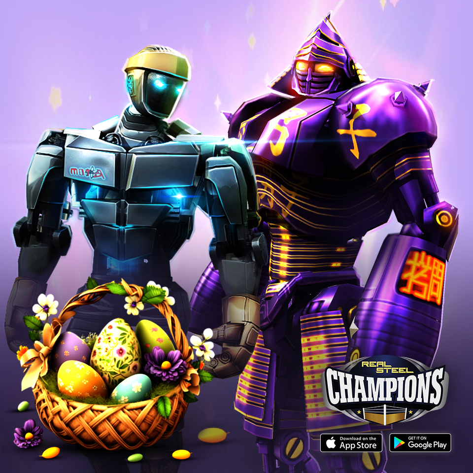 RelianceGames's tweet photo. Get Charlie's Duo Offer Pack to claim NoisyBoy and Atom. Get your hands on this eggciting offer now!! Download Real Steel Champions: https://t.co/yaOjvblbIo
#androidgames #freegames #actiongames #fightinggames #iosgame #easter2023 #easteroffer #easter #eastersunday https://t.co/3QRdSZlrDg