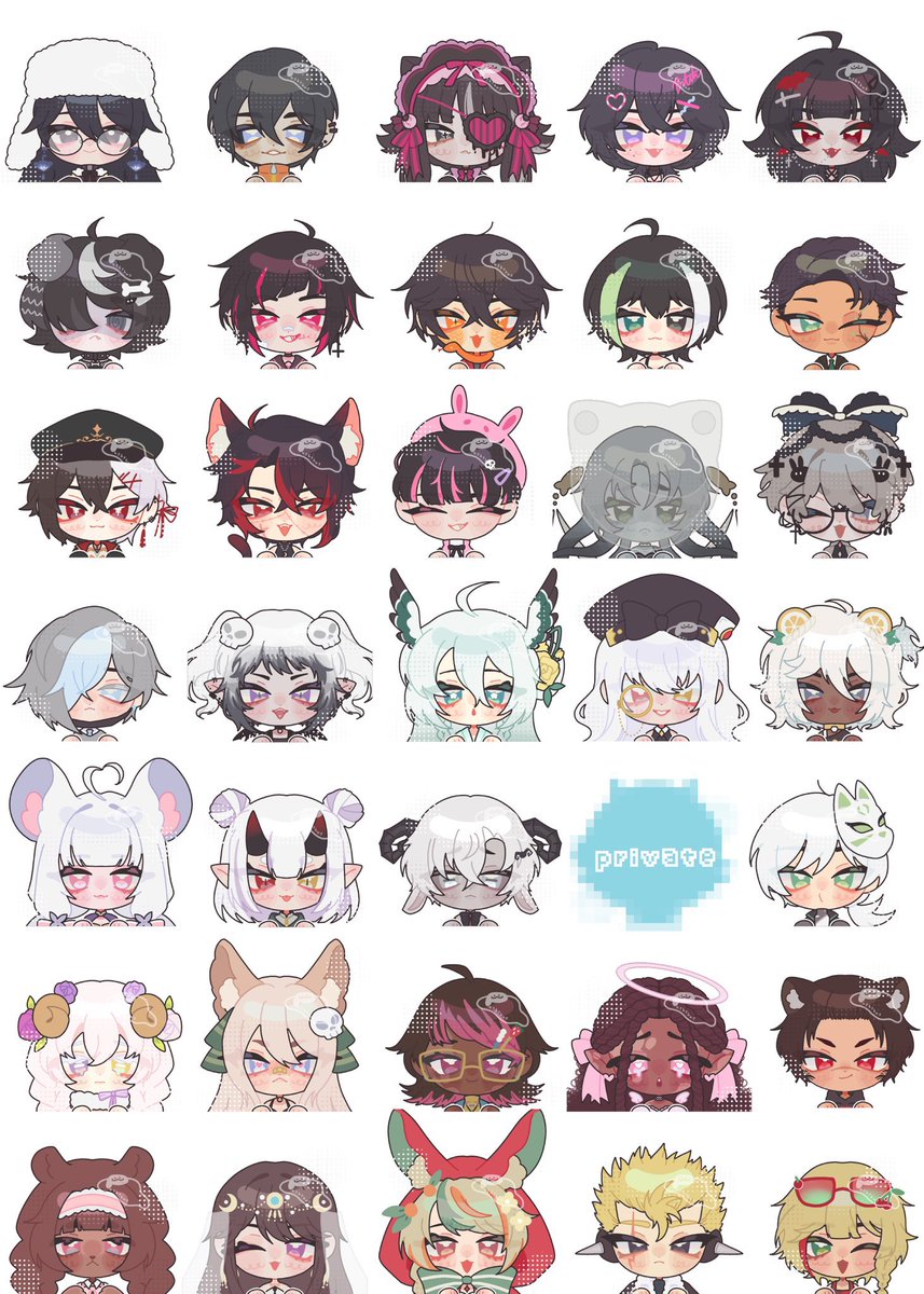ngbthng's tweet photo. Past commissions sample from Dec-Jan https://t.co/uFZhUEpvzl