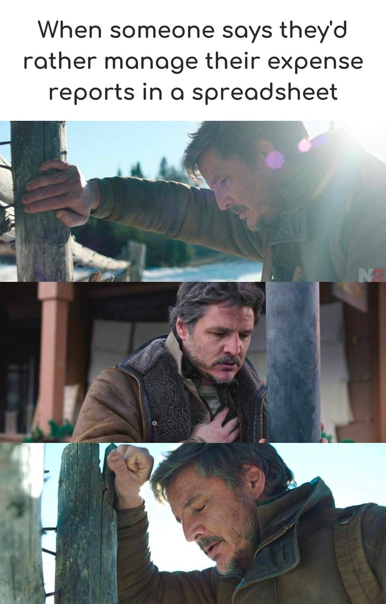 ComptHQ's tweet image. We&apos;re Pedro Pascal fans but we&apos;re not fans of making expense reporting harder than it needs to be. With Compt, consolidate stipends, team recognition, &amp;amp; expenses for an experience that won&apos;t leave you anxious in the middle of a zombie apocalypse. 

#TLOU #HRtech #peopletech