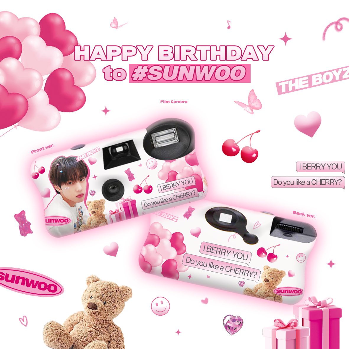 _S2SW's tweet photo. =͟͟͞͞➳❥ 𝗛𝗔𝗣𝗣𝗬 𝗕𝗜𝗥𝗧𝗛𝗗𝗔𝗬 𝘁𝗼 #𝗦𝗨𝗡𝗪𝗢𝗢 

🎞️ 사랑하는 선우의 생일을 기념하여 ‘일회용 코닥 필름카메라’를 나눔합니다 

#RT 추첨 1분, #RT+#Follow 1분 
총 2분에게 필름카메라를 보내드립니다 𐑺 ࣪ https://t.co/XaMt1ZeudB