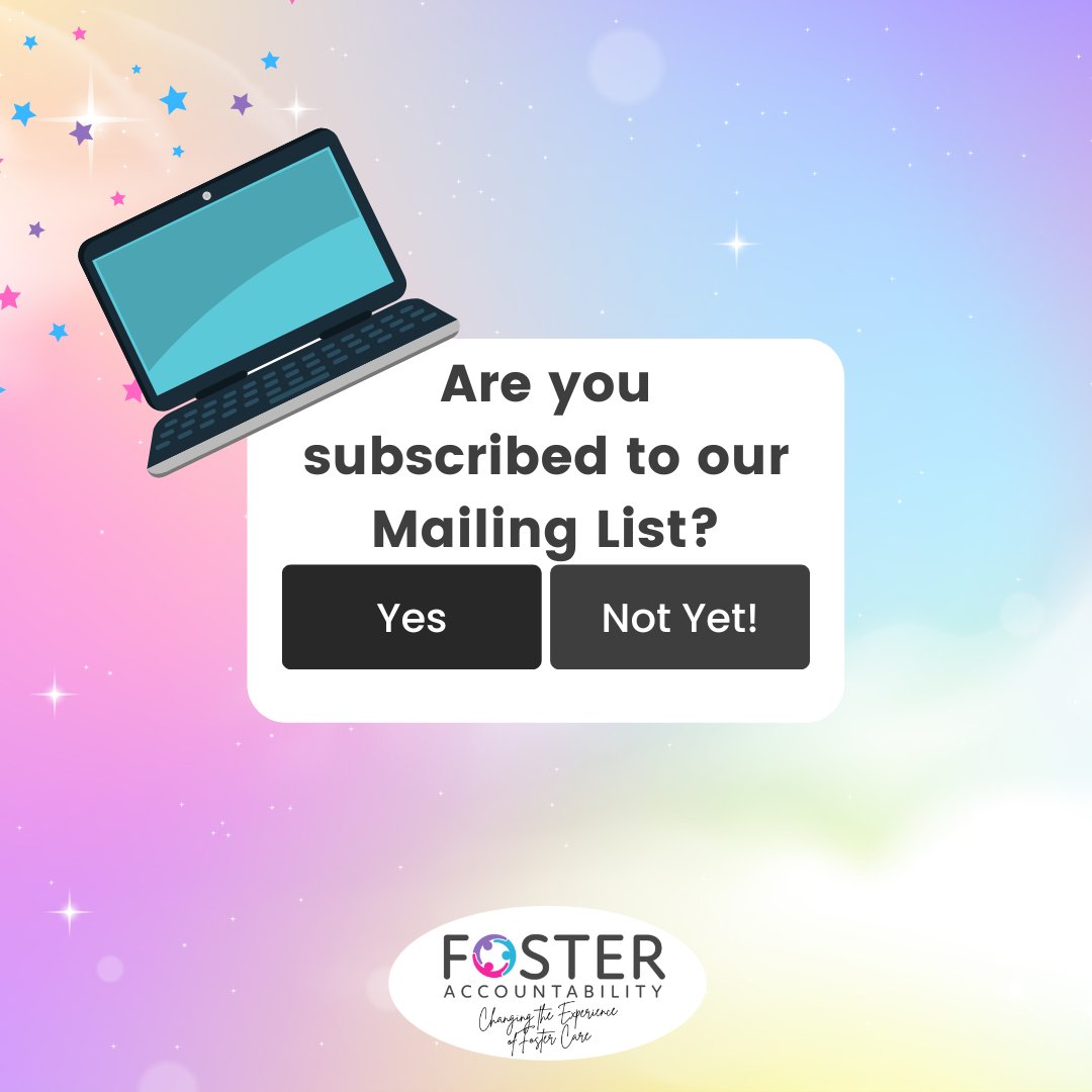 ifostericare's tweet image. There’s some exciting things coming to Foster Accountability…and sometimes, our email subscribers are the first to know! 

Join us by signing up for our mailing list today! 

ifostericare.com

#fosterparenting #applove #organization #availableforIOS #avail...