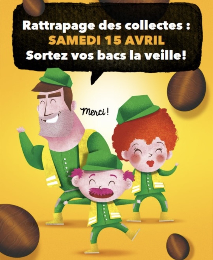 #DeveloppementDurable 
Les communes impactées par ces rattrapages de collectes sont : Arbus, Artiguelouve, Bosdarros, Gan, Gelos, Jurançon.