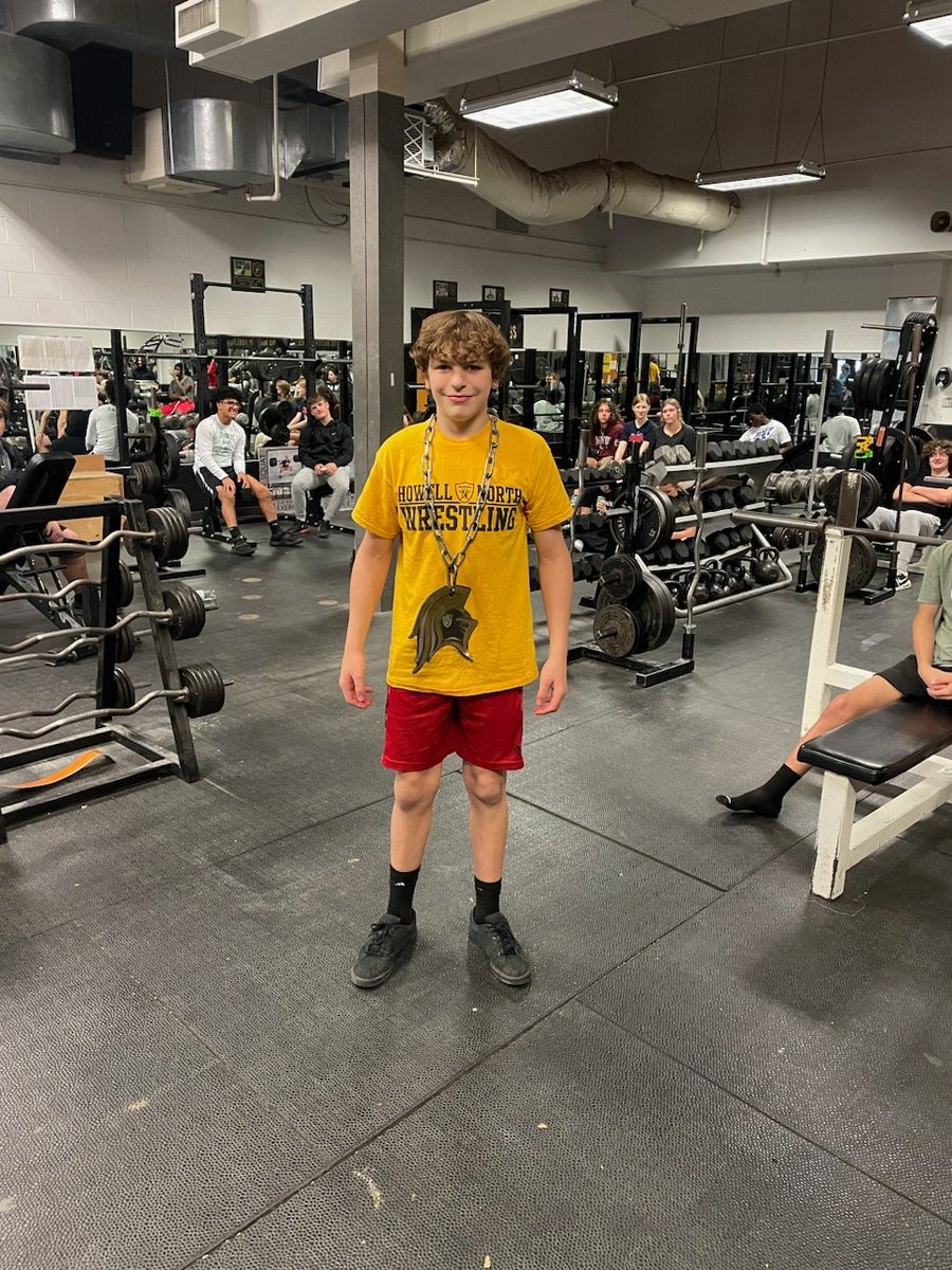 Congrats to Iron Knight of the week Cole Dillon!  Cole has been dedicated to improving himself this spring.  He makes the weight room a priority and loves to work!  We are excited to see this young man develop into a beast!  Keep up the hard work sir, we see you! 
#OATH #FAMILY