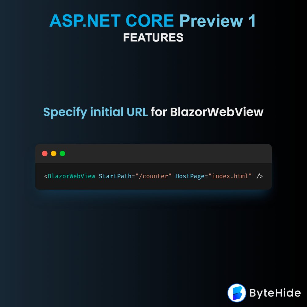 byte_hide's tweet image. 🧵6/7 Finally, the new StartPath property on BlazorWebView in .NET 8 allows you to set the path to initially navigate to. This is useful when you want to take the user straight to a specific page once the BlazorWebView is loaded. #BlazorWebView #webdevelopment