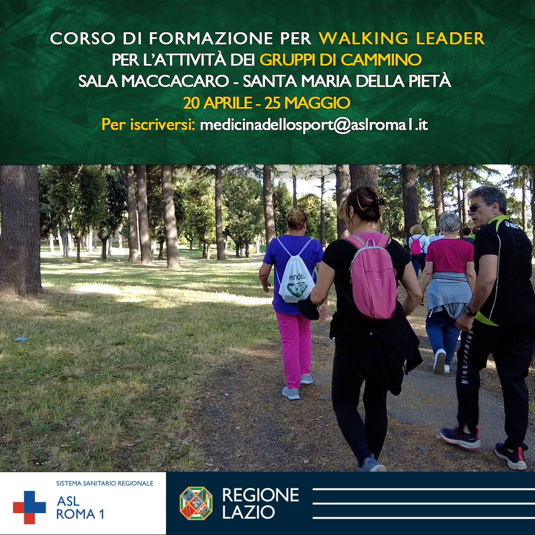 🏃‍♀️ Sei un laureato in Scienze Motorie, un tecnico o uno sportivo?
I #GruppiDiCammino hanno bisogno di te!
📌La Medicina dello Sport sta cercando 30 persone da qualificare come Walking Leader
👇 Per informazioni e per iscrizioni:
bit.ly/416uS4T
#Sport #Salute #Prevenzione