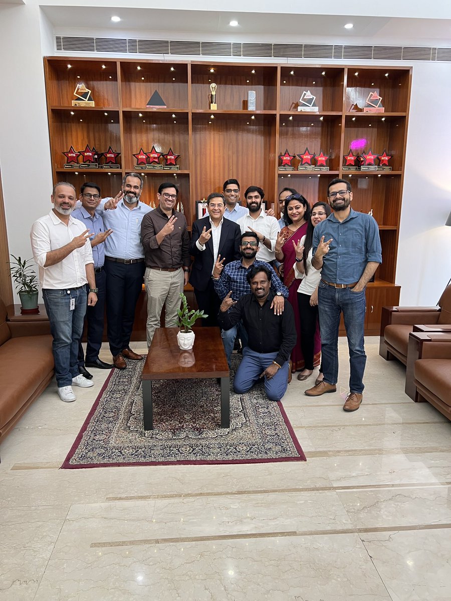 AdaniDigital's tweet photo. Pleasure to host our Group CHRO, Mr Vikram Tandon, at the ADL office today. Mr Tandon met our leaders, who shared their vision of the digital future with him and how it presented a tremendous opportunity to build a strong and sustainable business.
@nitinsethi80 https://t.co/Uu65kynWLU