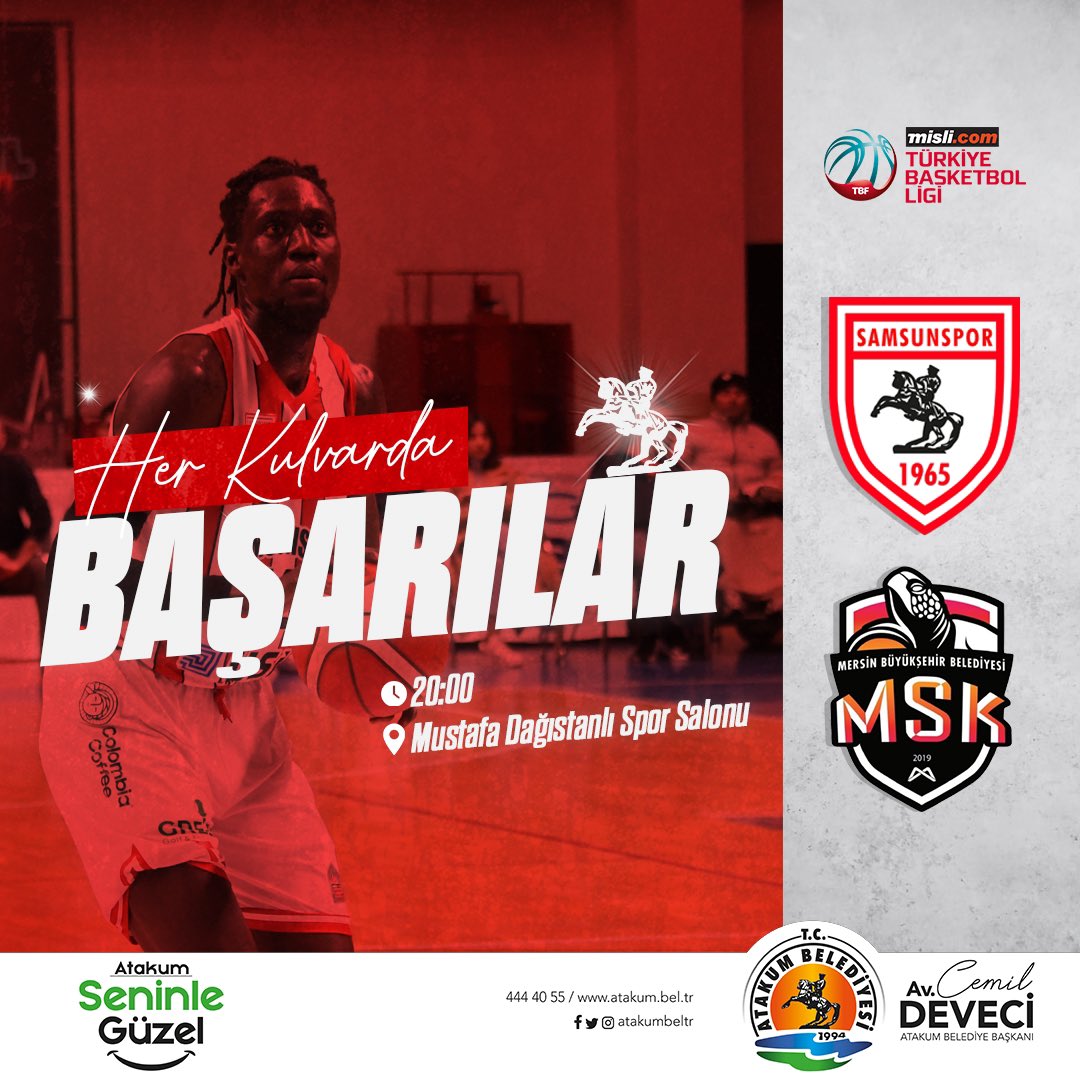 Şampiyonluk yolunda, her kulvarda başarılar Atatürklü Arma! ❤️🤍

#GOZvSAM #Samsunspor