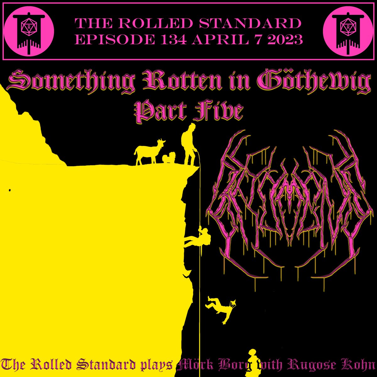 r20lledstandard's tweet photo. OUT NOW!

Ep 134 Something Rotten in Göthewig Pt 5 Bromens

Join us, along with guest GM @RugoseKohn, as Jim gets fired, Risten sticks their rod in some ooze, Torvul takes his time, and Daeru has a major misstep.

🔗👇

#brotherhusbands https://t.co/dFSF2M5Gwm