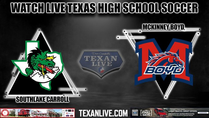dctffootball's tweet photo. GIRLS REGIONAL SEMIFINALS
WATCH THIS PLAYOFF GAME LIVE
Southlake Carroll vs Mckinney Boyd
Friday 4/7/2023
Coverage begins at 10AM
For the Live Link click here: https://t.co/ILYvENVTsj 
Regional Final Here: https://t.co/oehNOgnHNz

@SCLDS @KOczkowski44 @jmcgaudin @Abby_R_Mills https://t.co/QEDHRAgTFg
