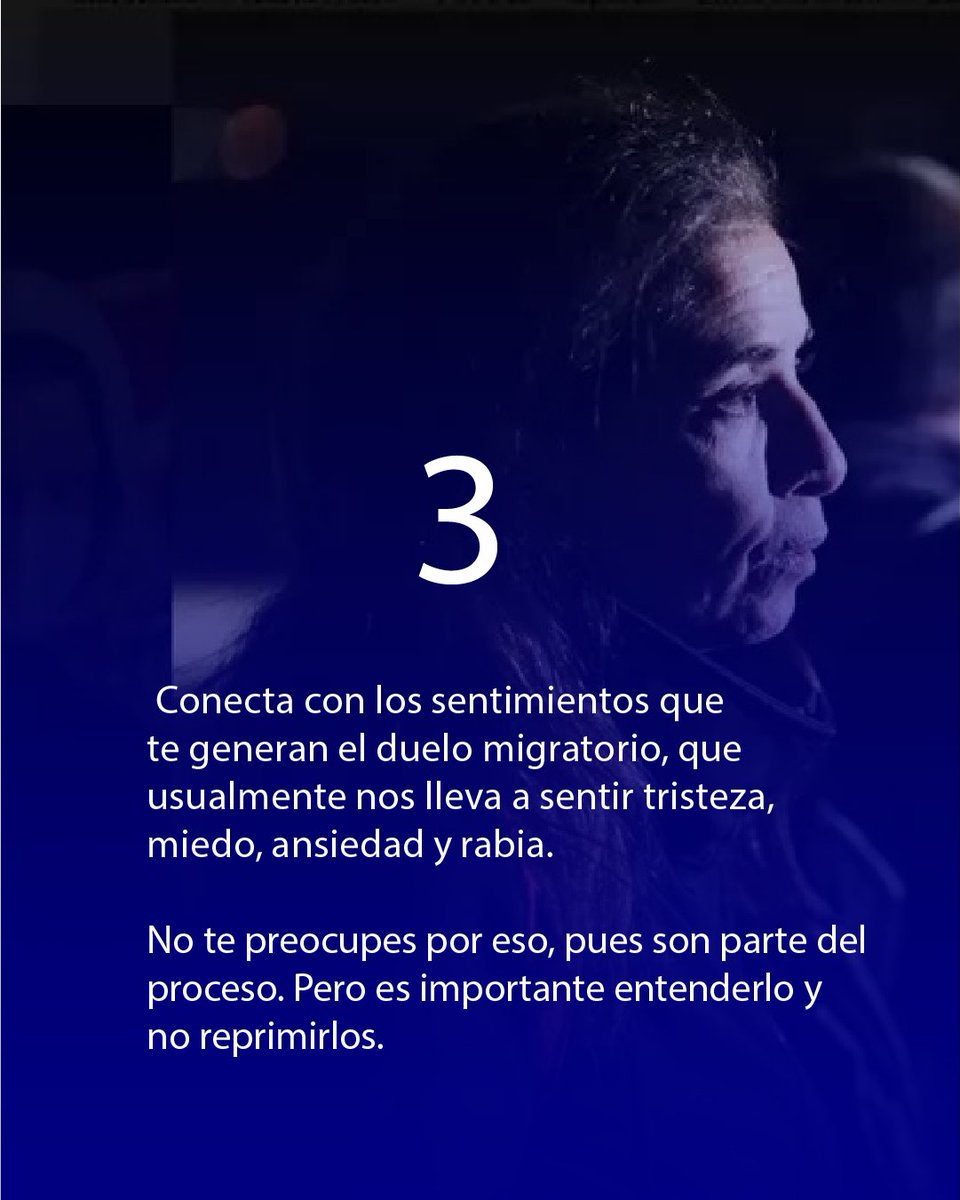 venezuela_migra's tweet photo. La migración ha sido forzada en muchos casos, especialmente la de los venezolanos🇻🇪. Eso expone a los migrantes a procesos emocionales complicados y fuertes.

La psicóloga Brisleidy Montoya (@psicoexpresarte) nos dio algunos algunos consejos para superar el duelo migratorio👇👀 https://t.co/yF6VRUuXTp