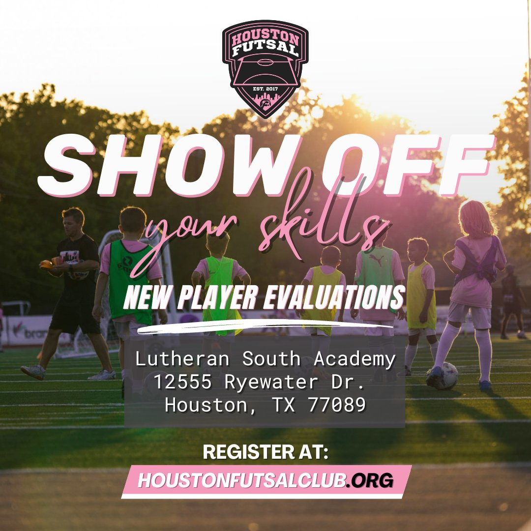 HtownFutsalClub's tweet photo. It's about to be that time of the year again 
We will be limited every session. 
Sign up early and best of luck to all of our participants 💪
Futbol ⚽
Futsal ⚽
#2in1method #development #southeasthouston https://t.co/oNVFODQg6Z