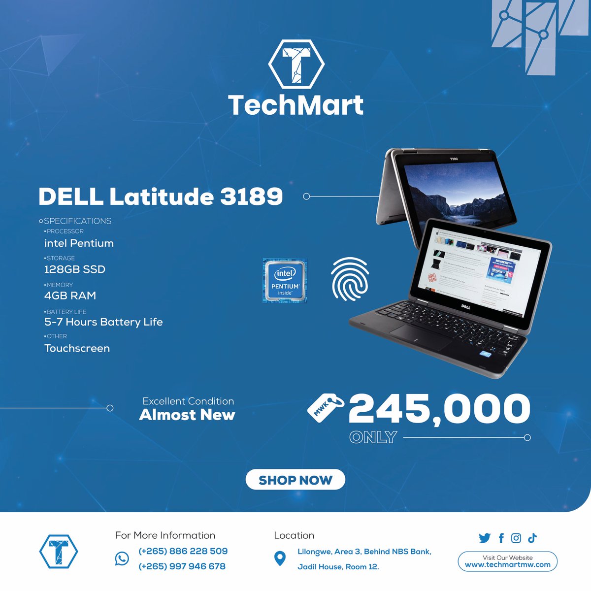 Discover your perfect laptop match at Techmart! From sleek and powerful to compact and portable, our wide selection of laptops has got you covered. Come and check out our stock and take the first step towards upgrading your tech game!

Help RT, our customer might be on your TL🫶🏾