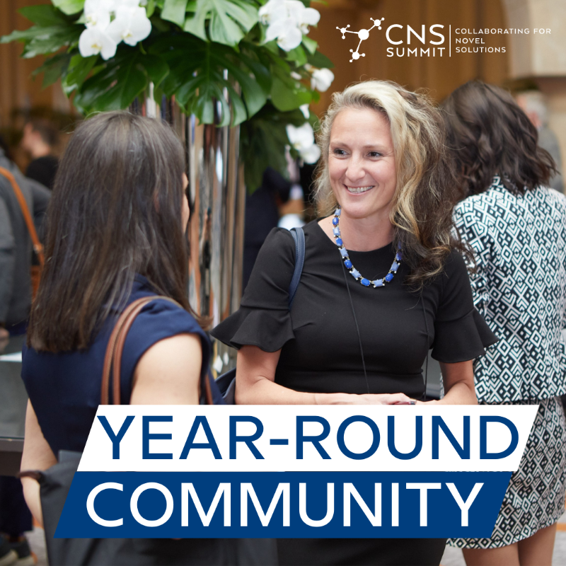 CNSSummit's tweet photo. From virtual and community events to special networking opportunities, the benefits of joining our #yearroundcommunity are practically endless!