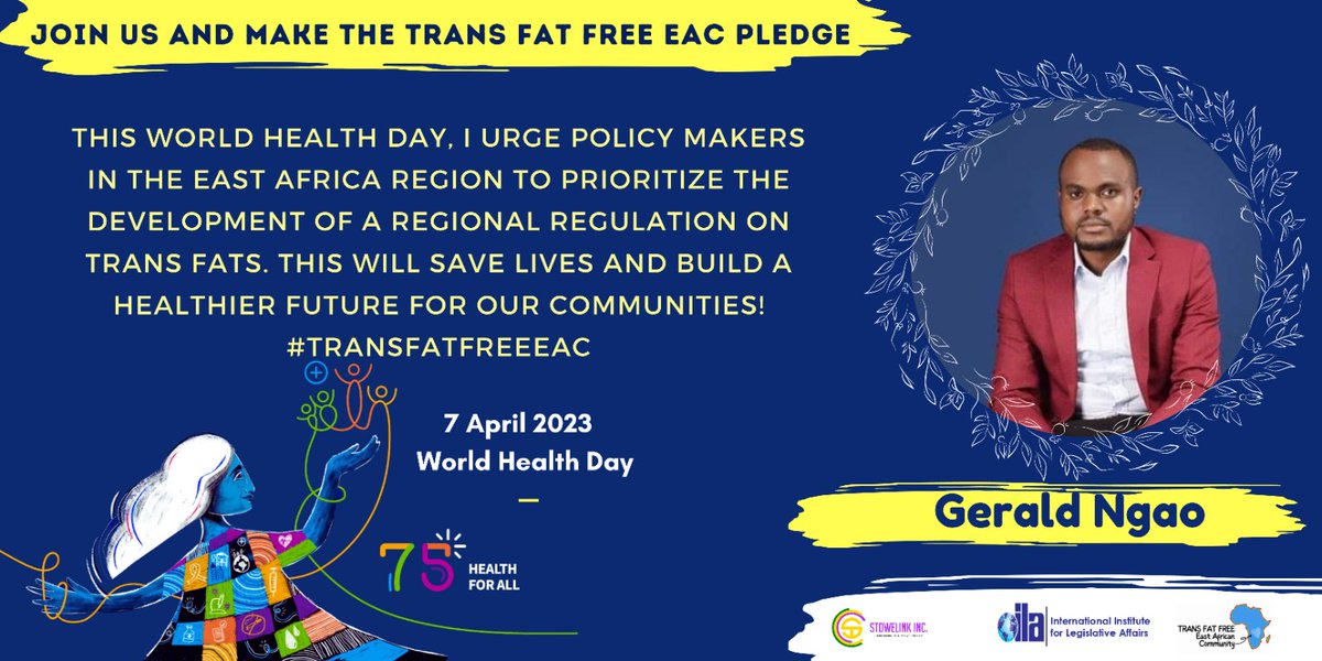 Trans fats are easy to use, inexpensive to produce and last a long time. Trans fats give foods a desirable taste and texture. fryers.
@eancdalliance 
@NCDAK
@IILAinfo
#TransFatFreeEAC #TransFatFreeKenya #WorldHealthDay