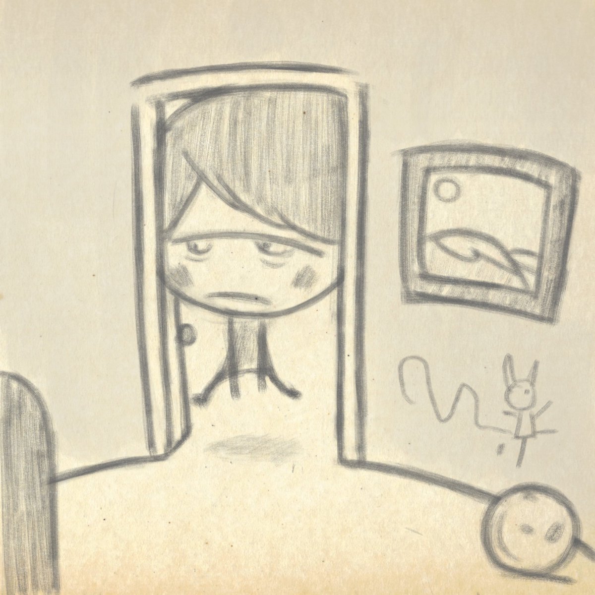 yek_sevvom's tweet image. امروز صبح نتوستم از اتاقم بیام بیرون‌، یعنی از دَر رد نشدم.
کاشکی دیشب اونقدر فکر نمیکردم.
#overthink