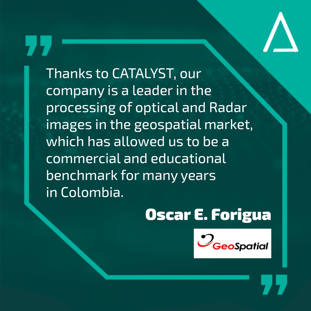 At CATALYST we strive to meet the needs of our customers and deliver quality services that make a difference every day.  

#earthobservation #geoscience #geospatial #testimonial
