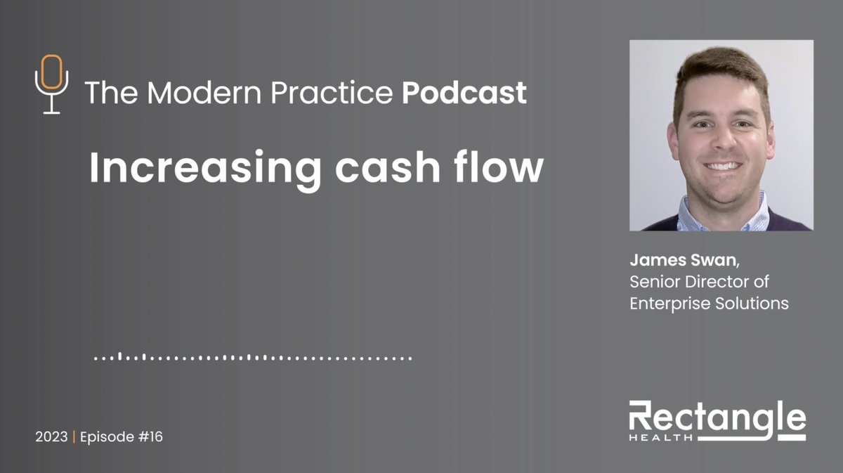 Today on #TheModernPracticePodcast, James Swan, Senior Director of Enterprise Solutions talks through:

1. The reason behind the recent rise in demand for strong #revenuecycle management solutions in #healthcare 👇
