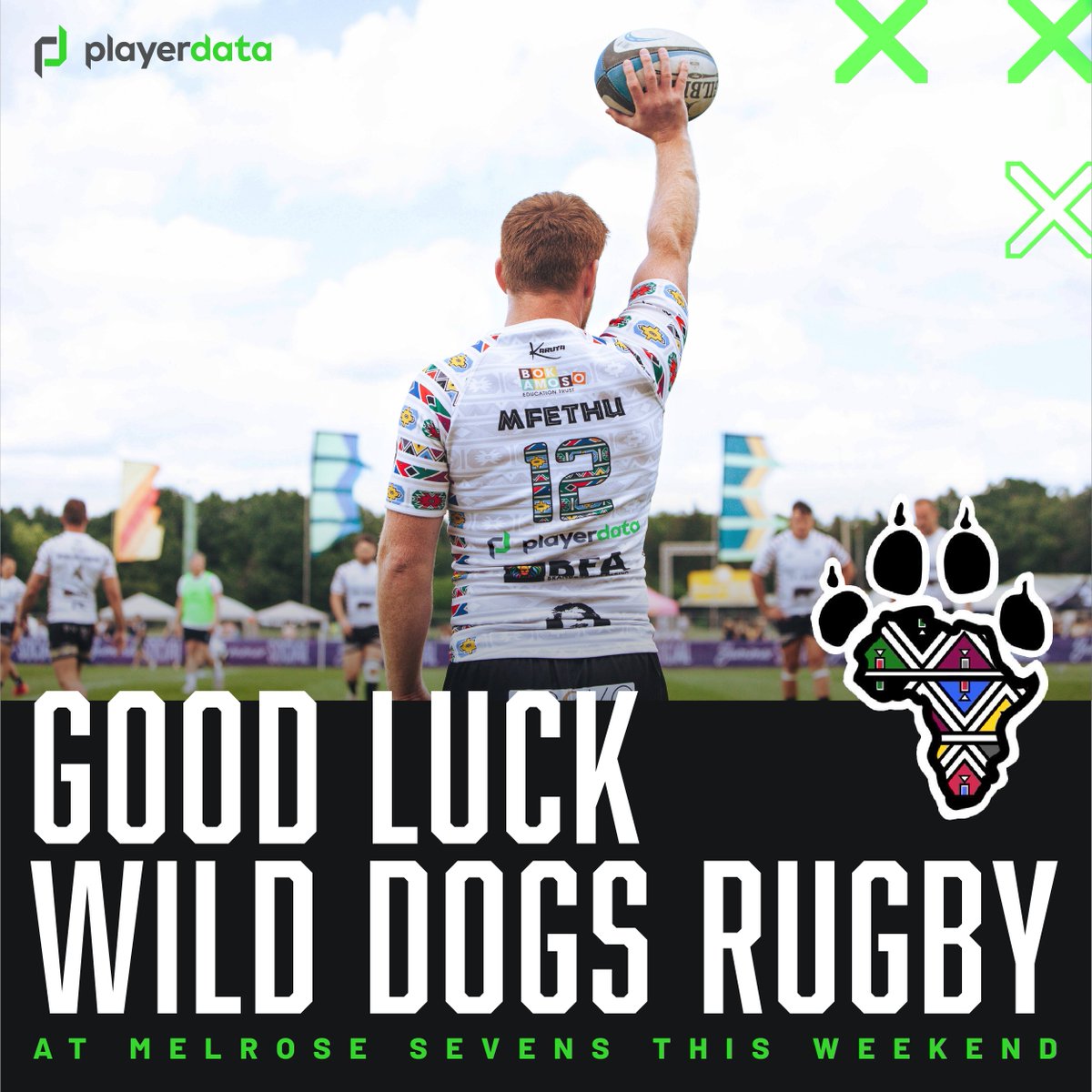 Good luck to our partners at @wilddogsrugby who are competing this weekend at @Melrose7s, the oldest rugby 7s competition in the world (dating back to 1883) and arguably the most prestigious 7s tournament in the UK 🏉💪

#melrose7s #homeofsevens #rugby #PlayerDataCommunity