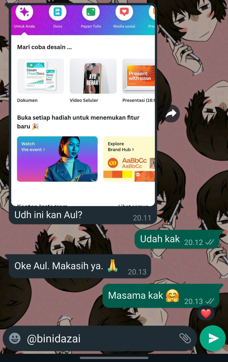 rriluw's tweet photo. Ini canva pro, tapi yaudahlah gabung aja sama picsart 😣 https://t.co/ZtF224JkC8