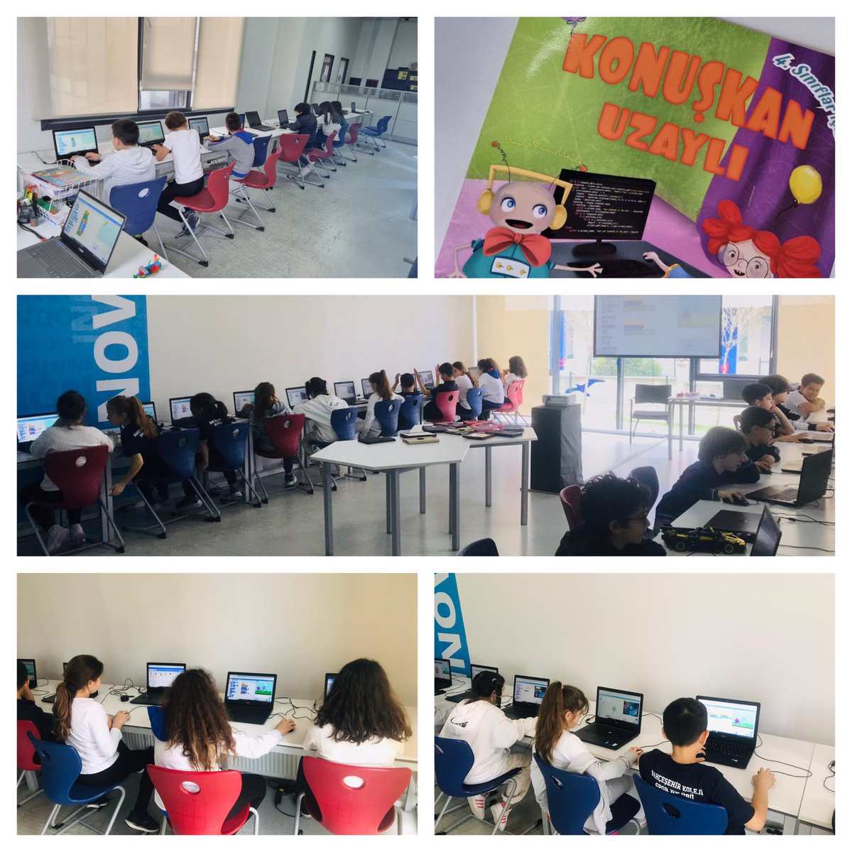Bahcesehir_Sam's tweet image. 4.Sınıflar KONUŞKAN UZAYLI Stem etkinliği,robotik kodlama uygulamasıyla gerçekleştirildi.
#STEMjunior
 #STEMgelecektir

@ozgeeasln
@SencerCorlu
@cuneytd1
@mserhankal
