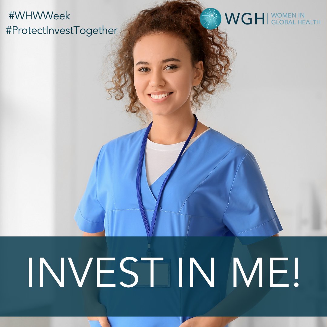 We cannot delay it any longer ⌛️

Urgent action is needed to allocate increased, dedicated funding for long-term health systems and health workforce strengthening.

We need to invest in the health workforce (70% women) to achieve #HealthForAll

Join @‌womeninGH during #WHWWeek