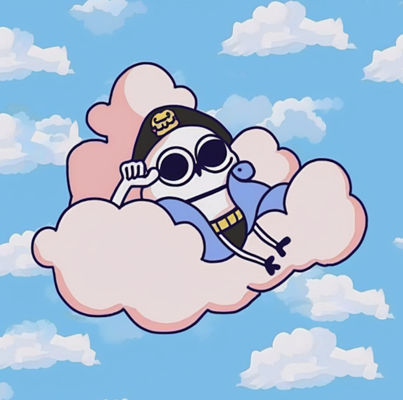 Look! I just minted a token from The Clouds