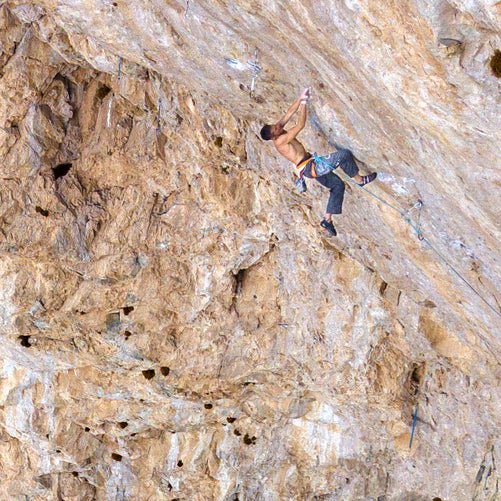 A hard dose of truth from 63-year-old philosophy professor and (still) 5.14 rock climber Bill Ramsey:

“When people get frustrated because they’re not achieving a goal, it’s usually NOT because they’ve aimed too high—it’s usually because they’re not making the sacrifices needed