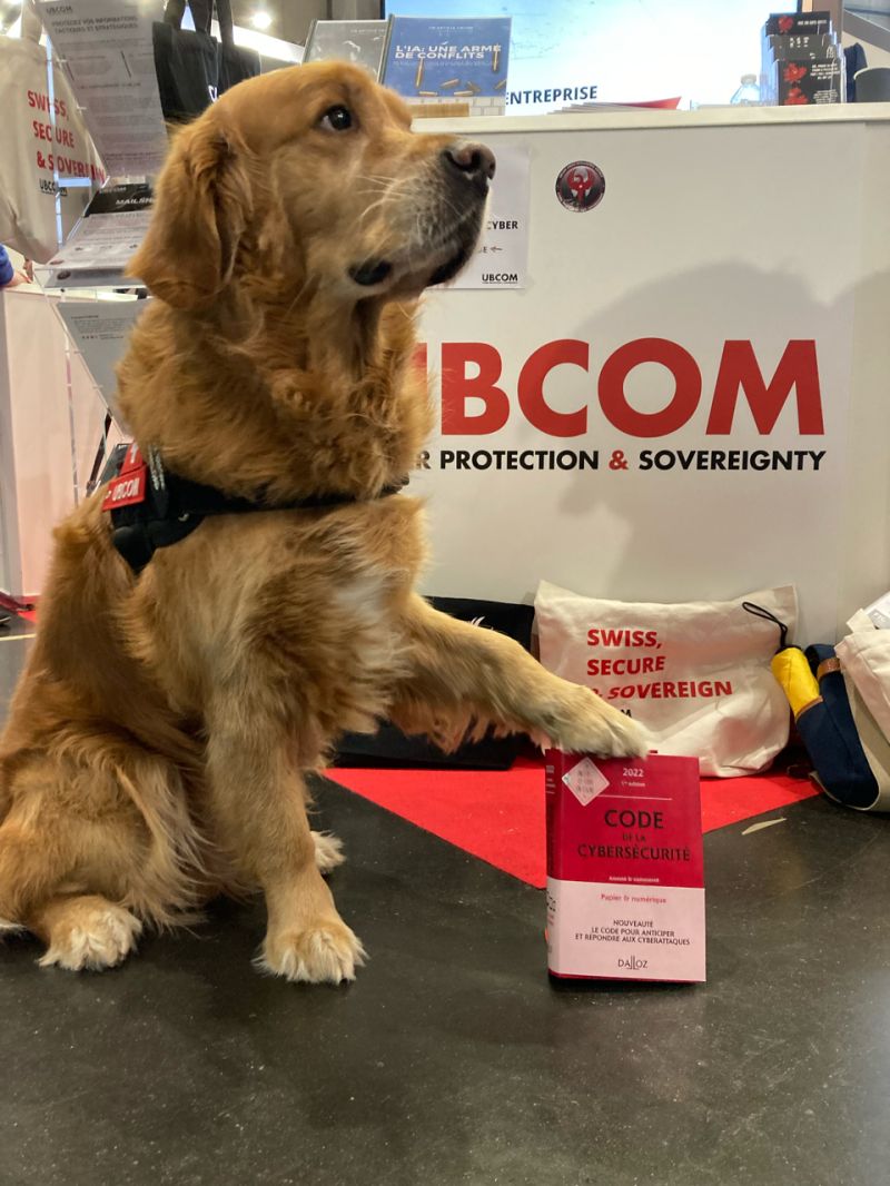 Le Code de la #cybersécurité, approuvé par Marley, la mascotte d’<a href="/ubcom_eu/">UBCOM</a> ! 🇨🇭