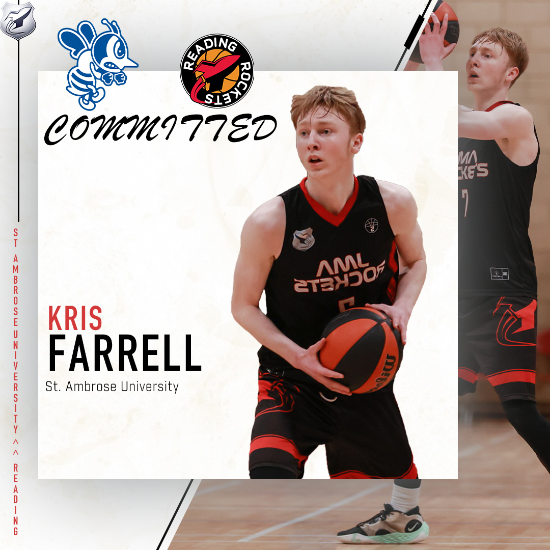 We are incredibly proud to announce that Kris Farrell has committed to St. Ambrose University. 

Kris joins the Bees in Davenport, Iowa and we wish him all the best and thank him for all his hard work throughout his time with Rockets!

#FightingBees #RocketsAreGo