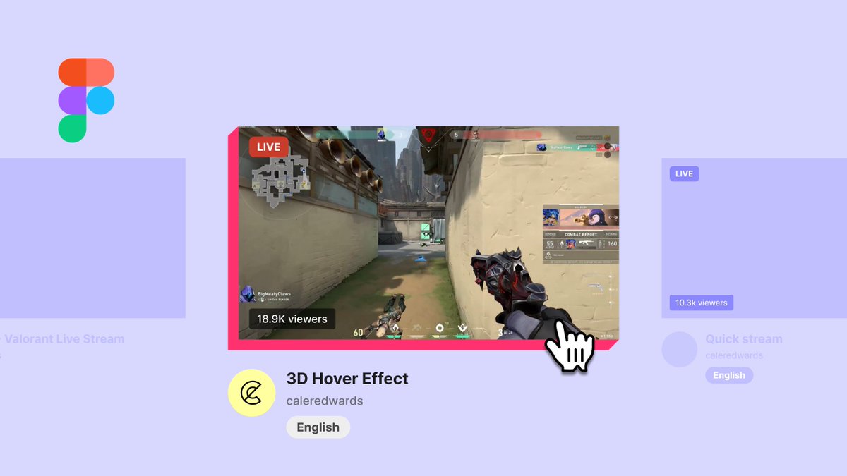 Caler Edwards (@caleredwards) on Twitter photo Recreating Twitch's 3D Hover Effect in <a href="/figma/">Figma</a>
Check out the video π youtu.be/QSRFRW_qFH8
#uidesign #figma #Webdesign Recreating Twitch's 3D Hover Effect in <a href="/figma/">Figma</a>
Check out the video π youtu.be/QSRFRW_qFH8
#uidesign #figma #Webdesign