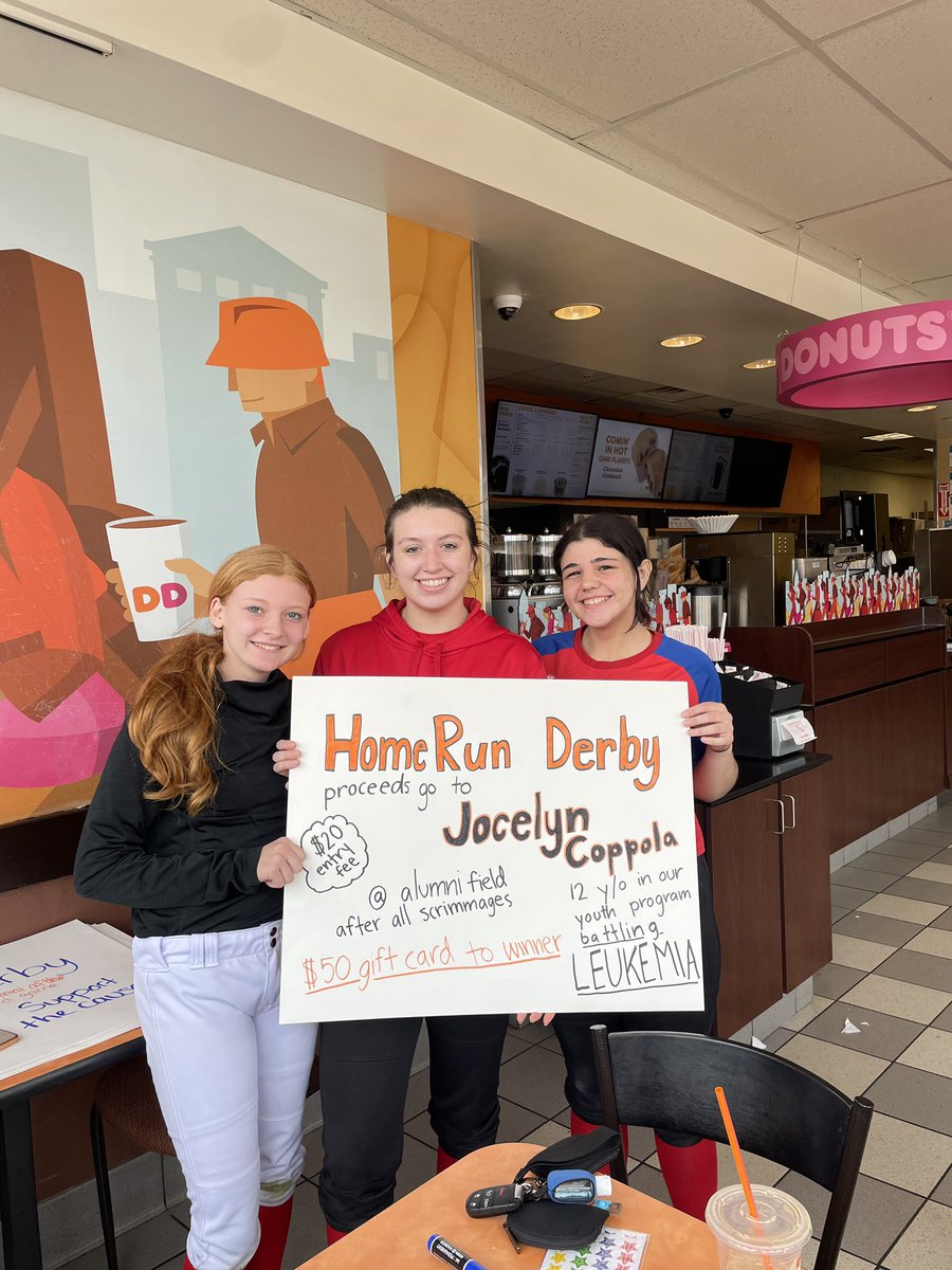 HOMERUN DERBY FUNDRAISER -TOMORROW 1:30PM HAZEL FIELD- AFTER THE PLAY DAY! $20 per entry!!

Proceeds go to: 12 year old, Jocelyn Coppola, from Tewksbury Girls Softball League. Jocelyn is battling Leukemia, help raise money for her and her family ❤️💪🏻🤍 gofund.me/725e47d0