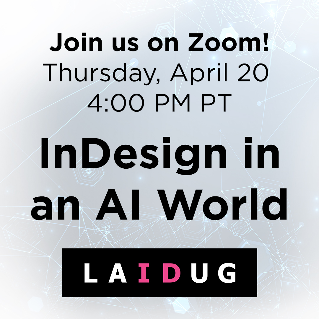 The InDesign User Group tweet media