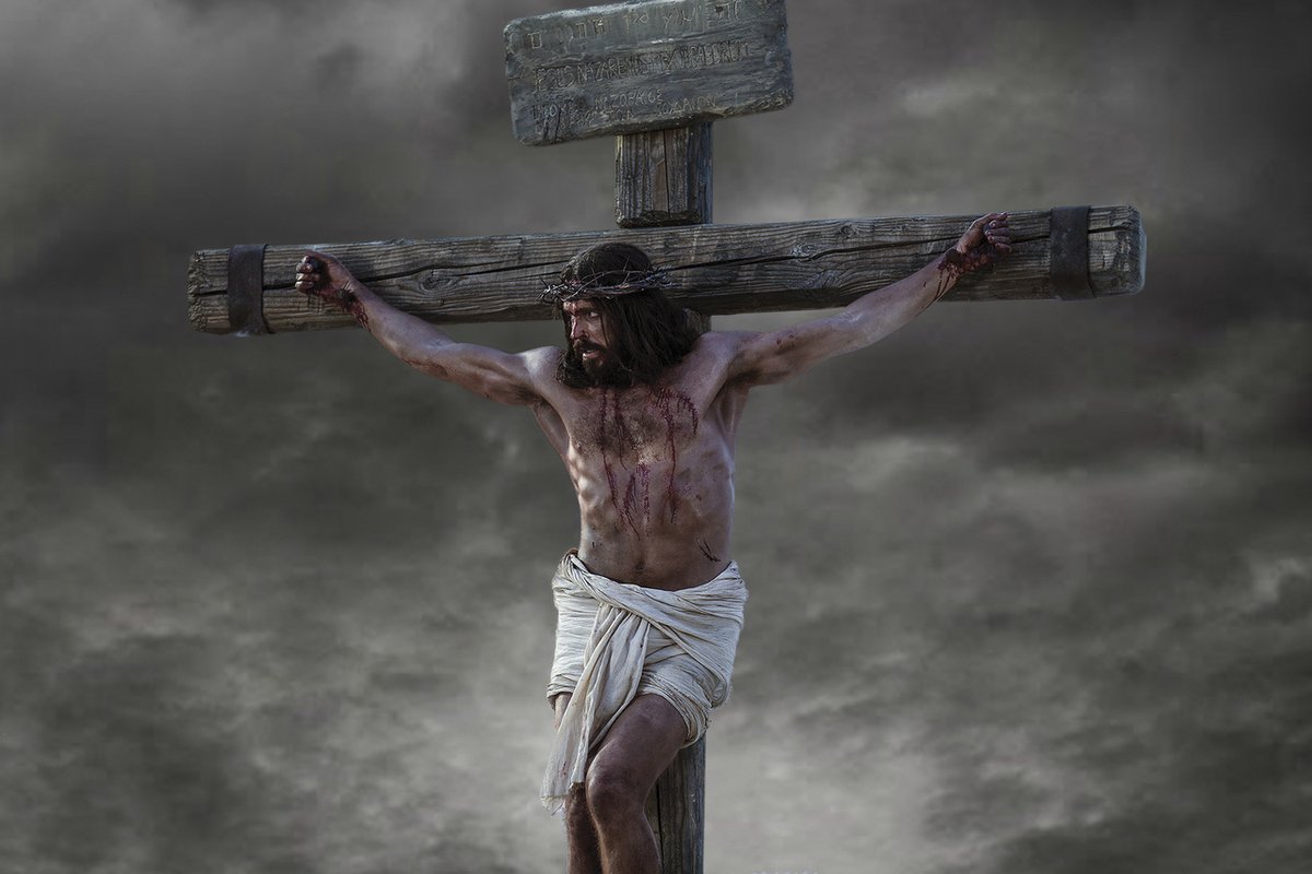 JamesGRickards's tweet photo. Falsely accused by the mob. Tried and convicted by those who feared Him. He died...but rose again in forgiveness of our sins. https://t.co/ElFCApCMrd